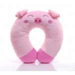 Pink Piggy U Shape Feeding & Nursing Baby Neck Pillow